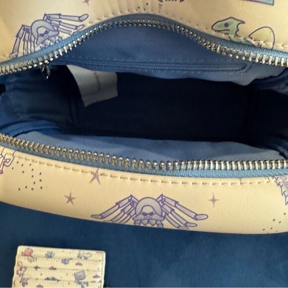 NWT Loungefly Harry Potter Chibi Magical Creatures Mini Backpack & Cardholder - Picture 10 of 10